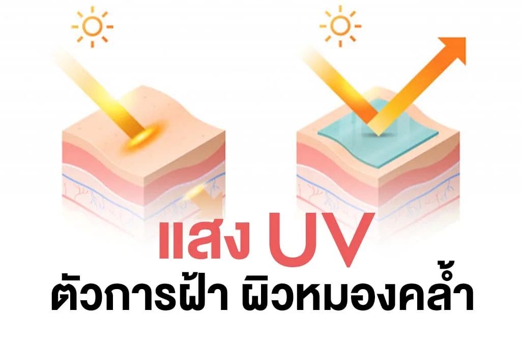 แสง uv ฝ้า ผิวหมอง