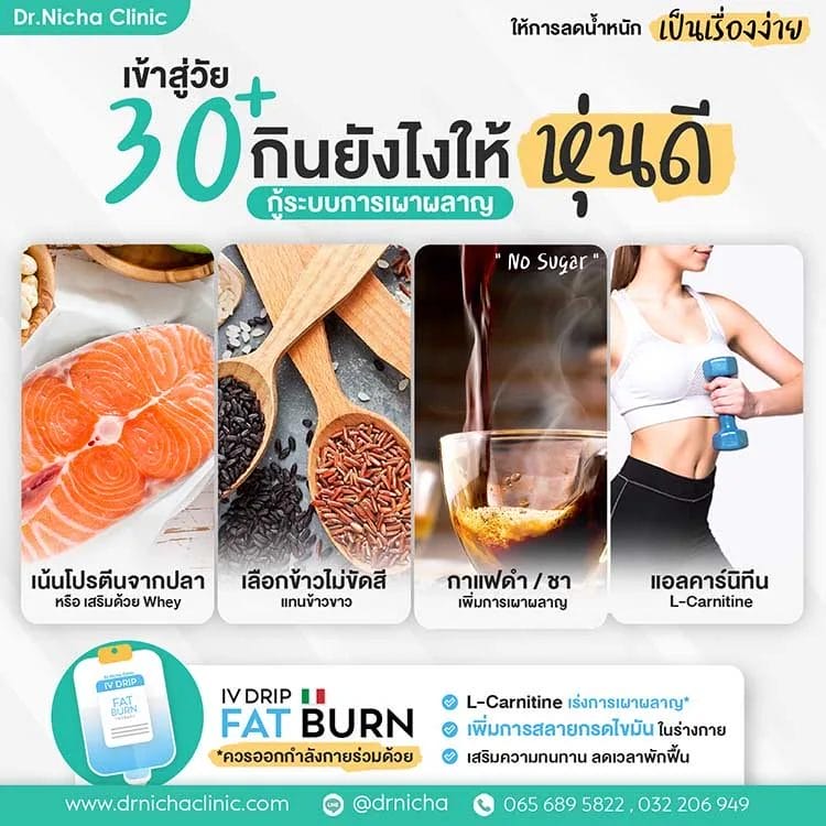กินอะไร ไม่อ้วน ลดน้ำหนัก